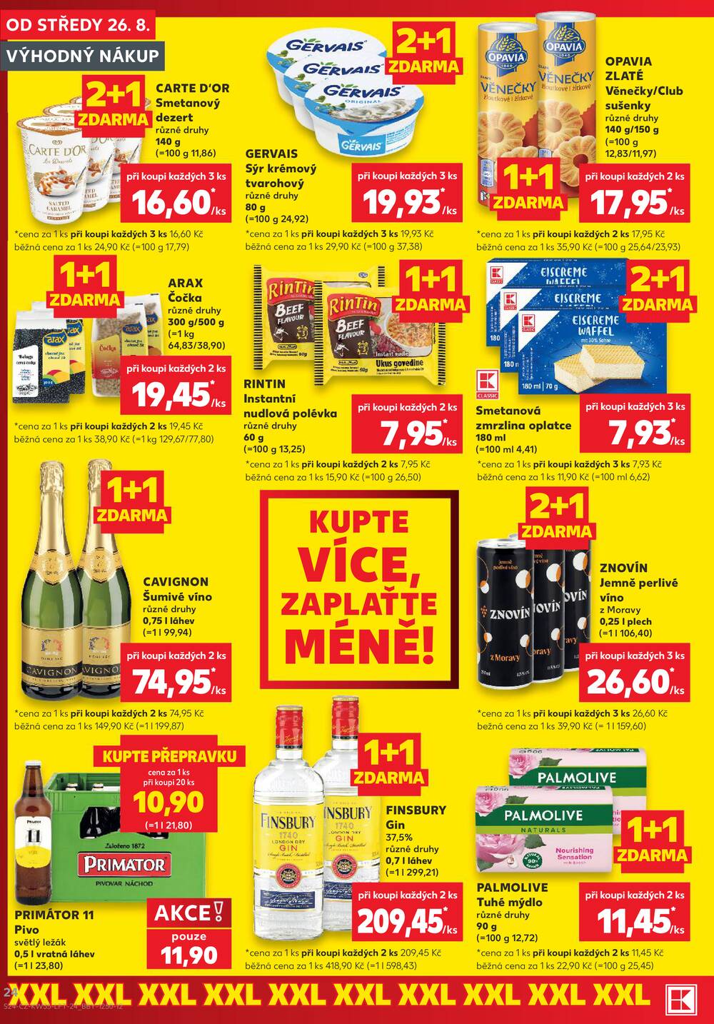 Leták Kaufland - Kaufland 26.8. - 1.9. - Kaufland - Praha 3 (Jarov) - strana 24