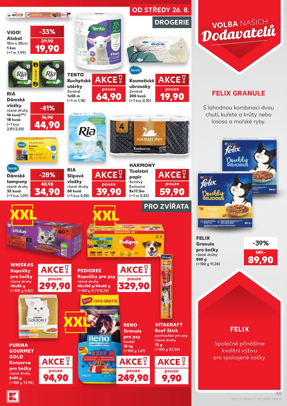 Kaufland 26.8. - 1.9. - Kaufland - Veselí nad Lužnicí - Budějovická