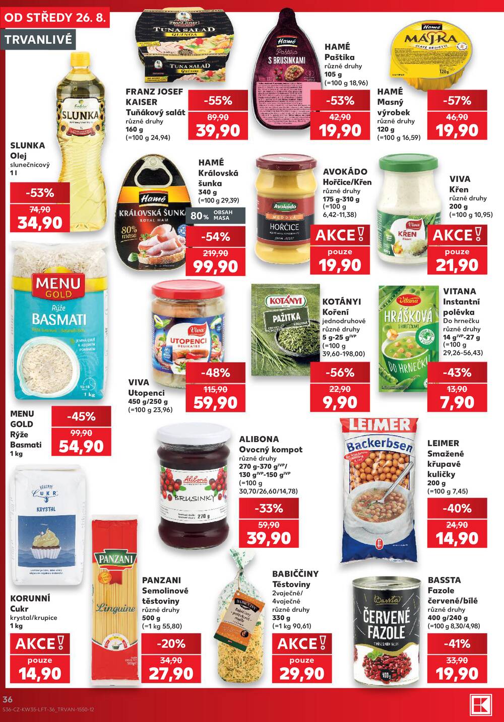 Kaufland 26.8. - 1.9. - Kaufland - Litoměřice
