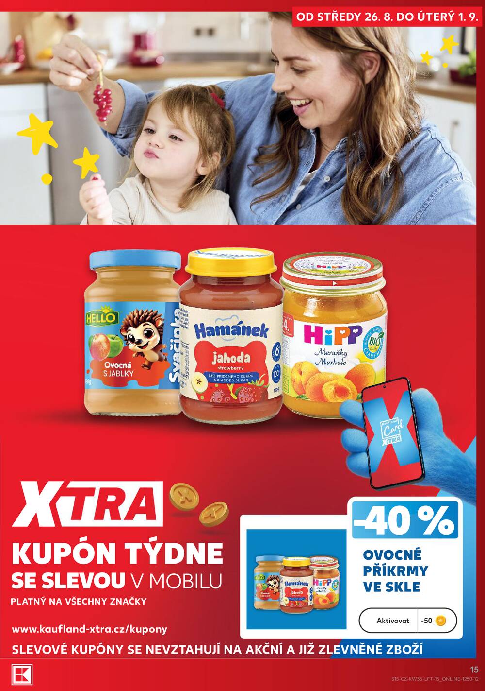 Leták Kaufland - Kaufland 26.8. - 1.9. - Kaufland - Mladá Boleslav - strana 15