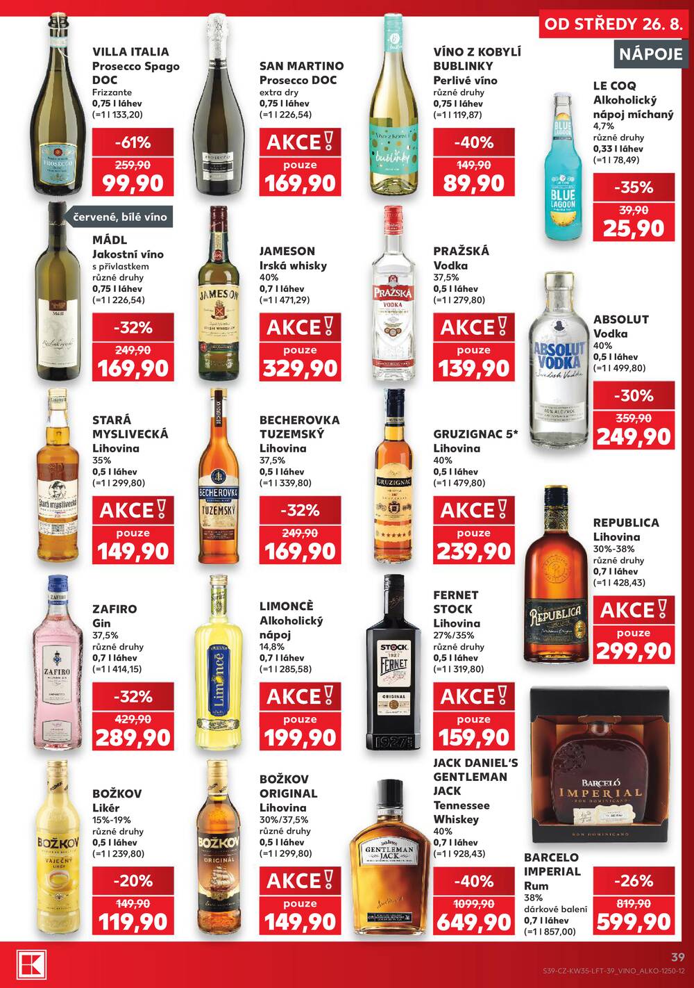 Leták Kaufland - Kaufland 26.8. - 1.9. - Kaufland - Teplice - strana 39 Leták Kaufland - Kaufland 26.8. - 1.9. - Kaufland - Teplice - strana 39