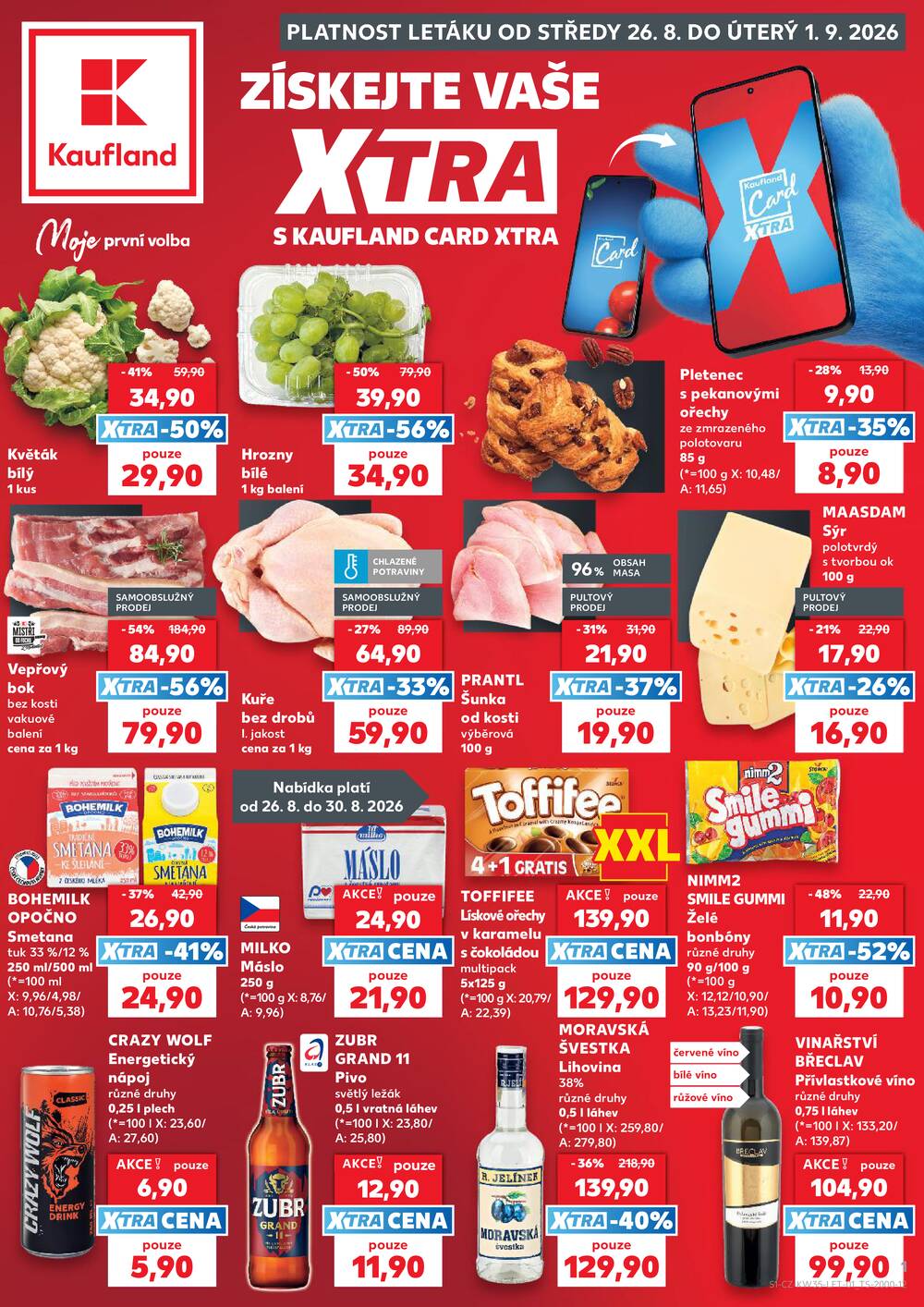 Leták Kaufland - Kaufland 26.8. - 1.9. - Kaufland - Hodonín (Dvořákova) - strana 1 Leták Kaufland - Kaufland 26.8. - 1.9. - Kaufland - Hodonín (Dvořákova) - strana 1