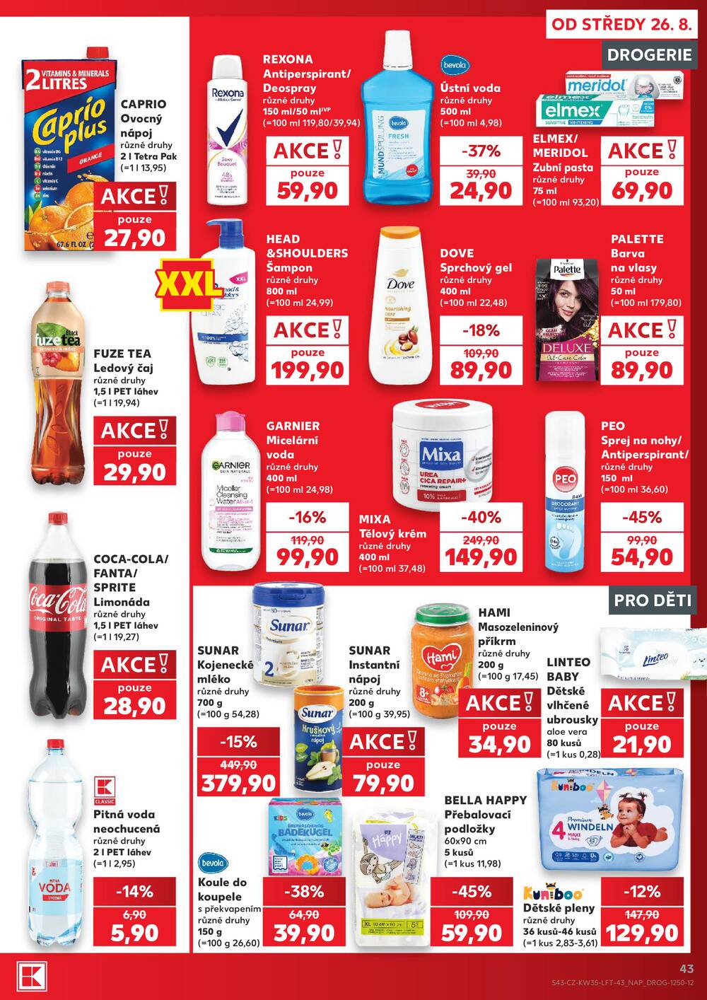 Kaufland 26.8. - 1.9. - Kaufland Humpolec