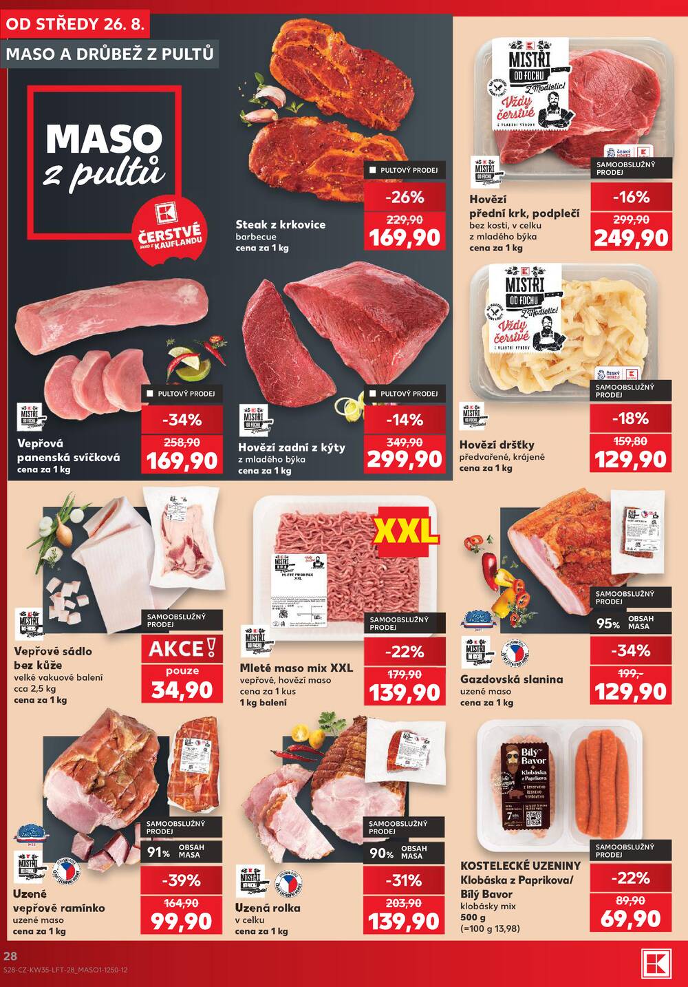 Leták Kaufland - Kaufland 26.8. - 1.9. - Kaufland - Varnsdorf - strana 28 Leták Kaufland - Kaufland 26.8. - 1.9. - Kaufland - Varnsdorf - strana 28