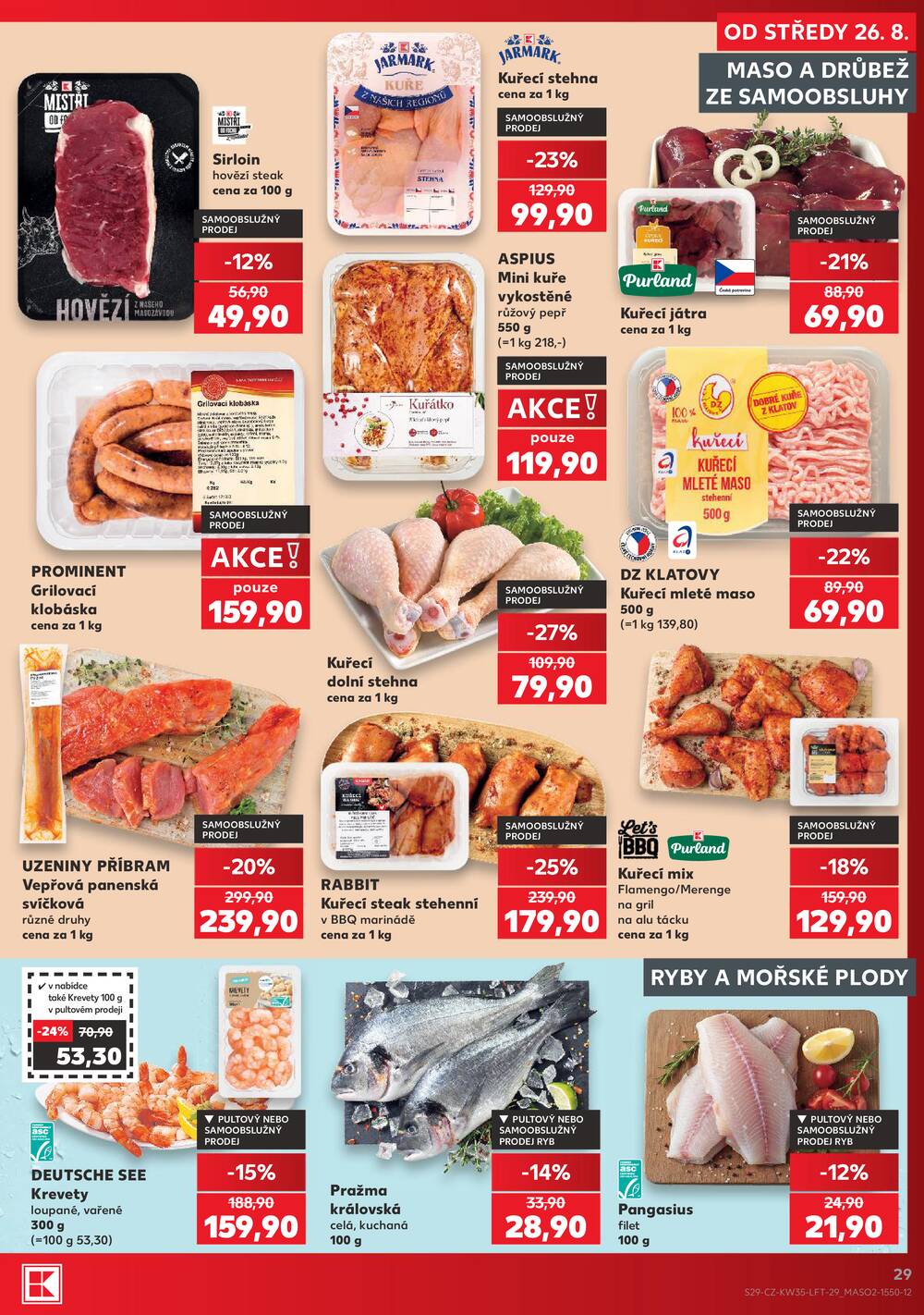 Kaufland 26.8. - 1.9. - Kaufland - Praha 8 (Malý Klín)