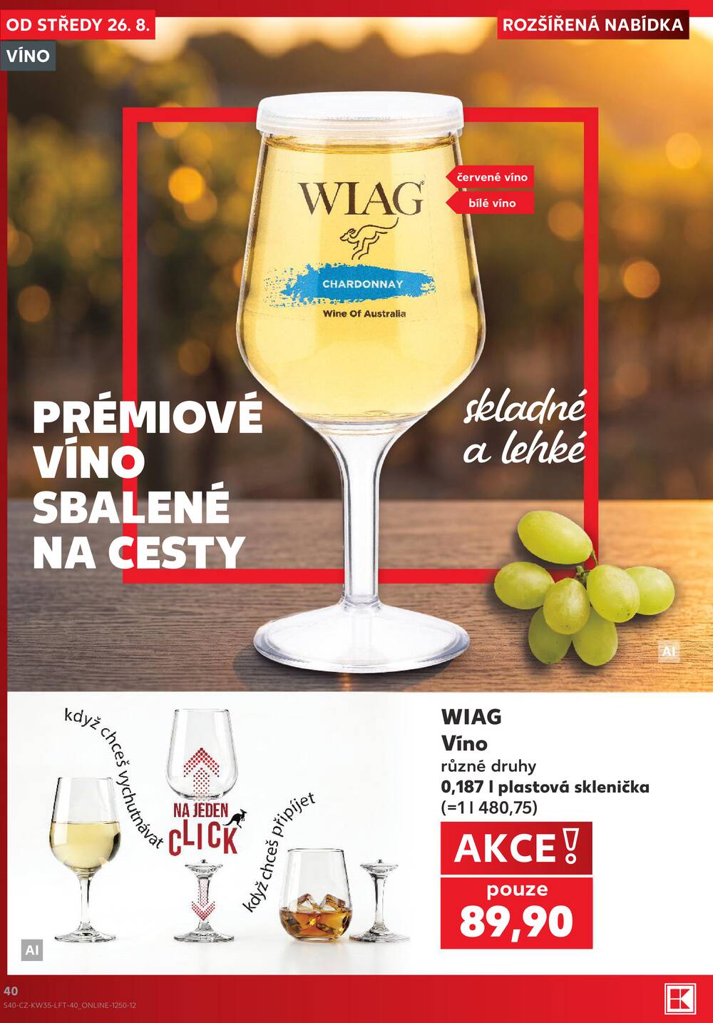Kaufland 26.8. - 1.9. - Kaufland - Praha 8 (Malý Klín)