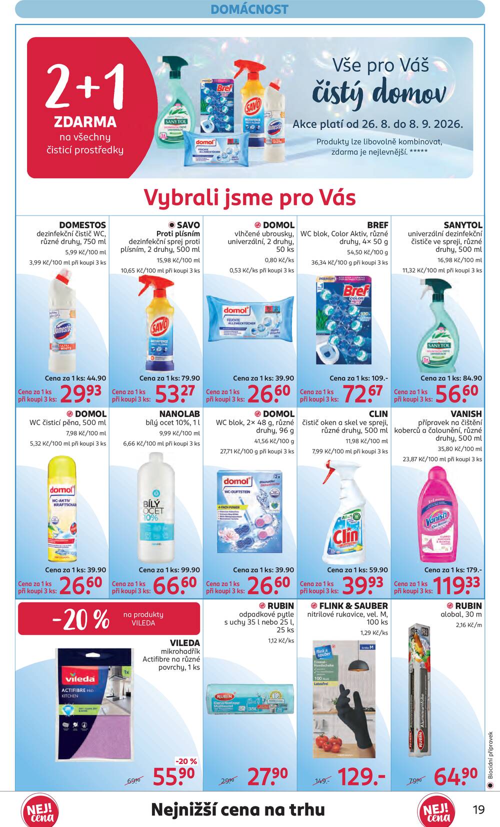 Rossmann od 26.8. do 8.9.2026