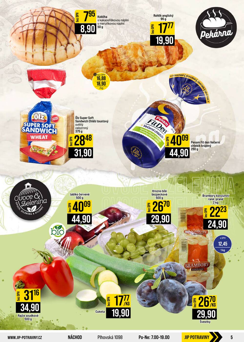 Leták JIP - JIP Cash & Carry České Budějovice, Most, Náchod, Polička, Sušice a Svoboda nad Úpou od 26.8. do 1.9.2026 - strana 5