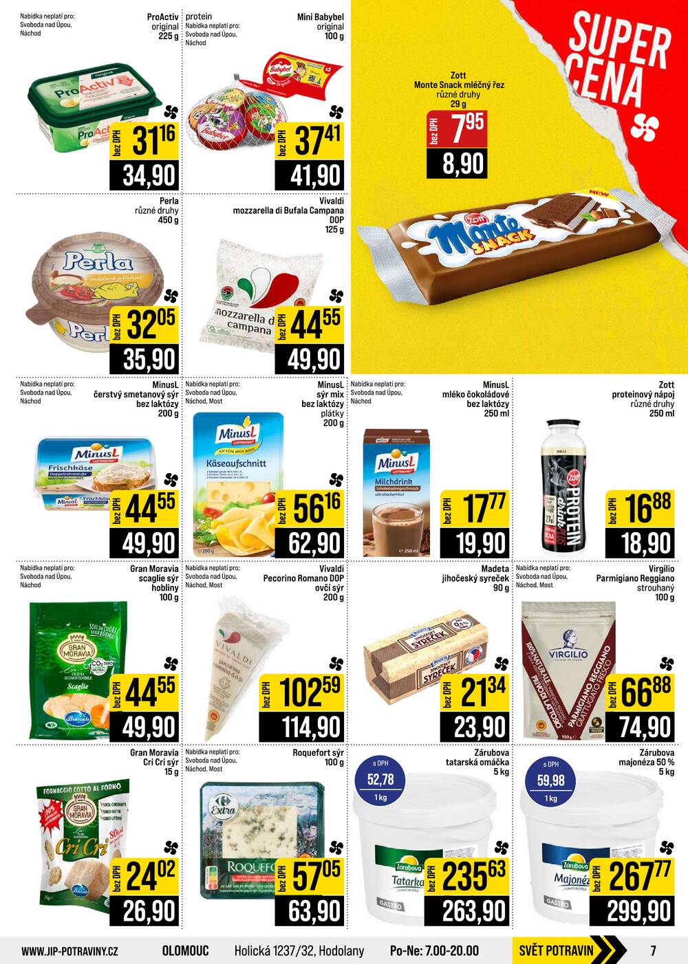 Leták JIP - JIP Cash & Carry České Budějovice, Most, Náchod, Polička, Sušice a Svoboda nad Úpou od 26.8. do 1.9.2026 - strana 7 Leták JIP - JIP Cash & Carry České Budějovice, Most, Náchod, Polička, Sušice a Svoboda nad Úpou od 26.8. do 1.9.2026 - strana 7