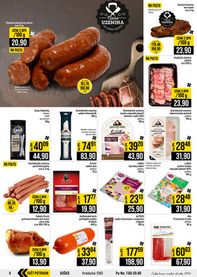 JIP Cash & Carry České Budějovice, Most, Náchod, Polička, Sušice a Svoboda nad Úpou od 26.8. do 1.9.2026