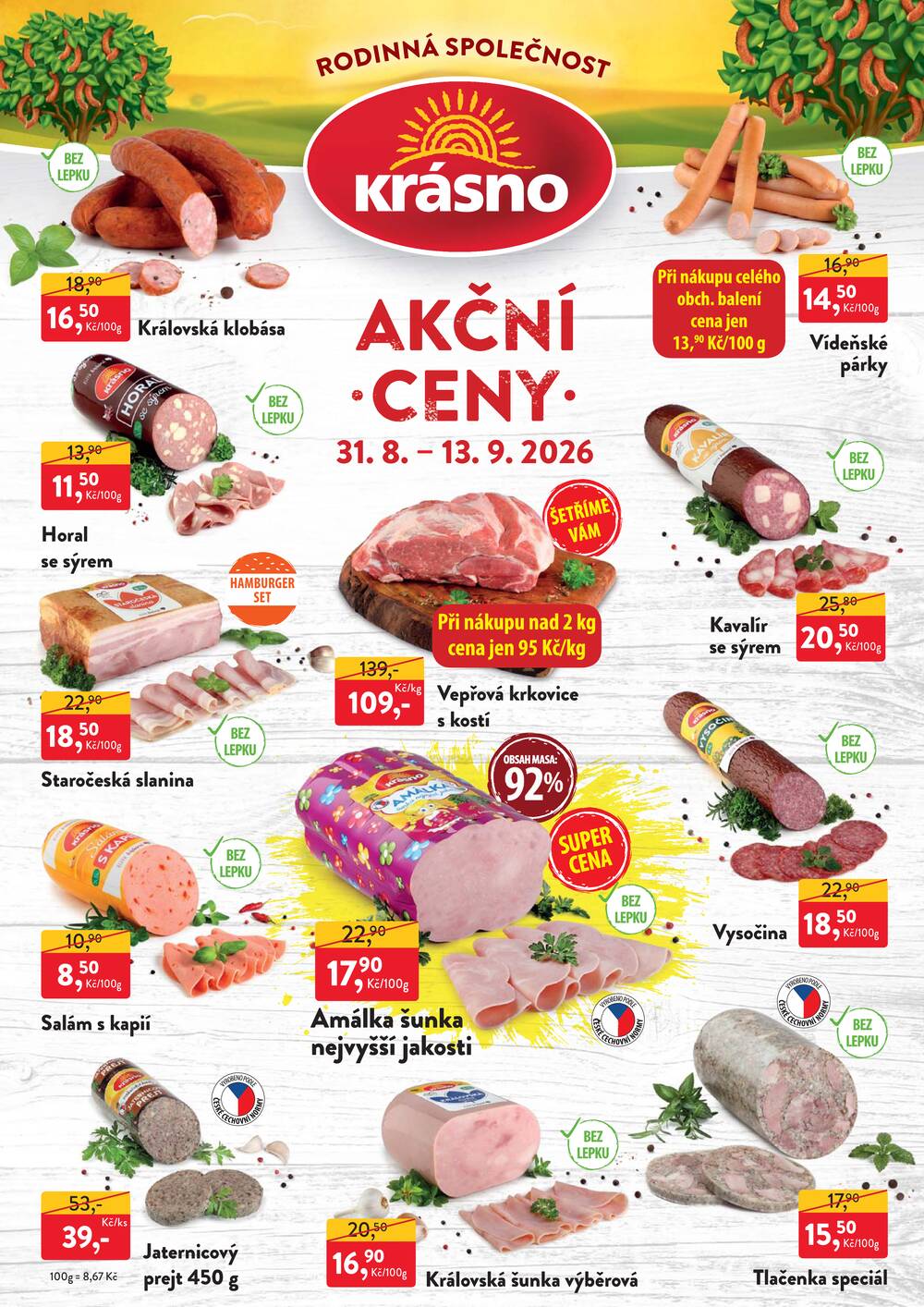 Leták Krásno - Krásno od 31.8. do 13.9.2026 - strana 2 Leták Krásno - Krásno od 31.8. do 13.9.2026 - strana 2