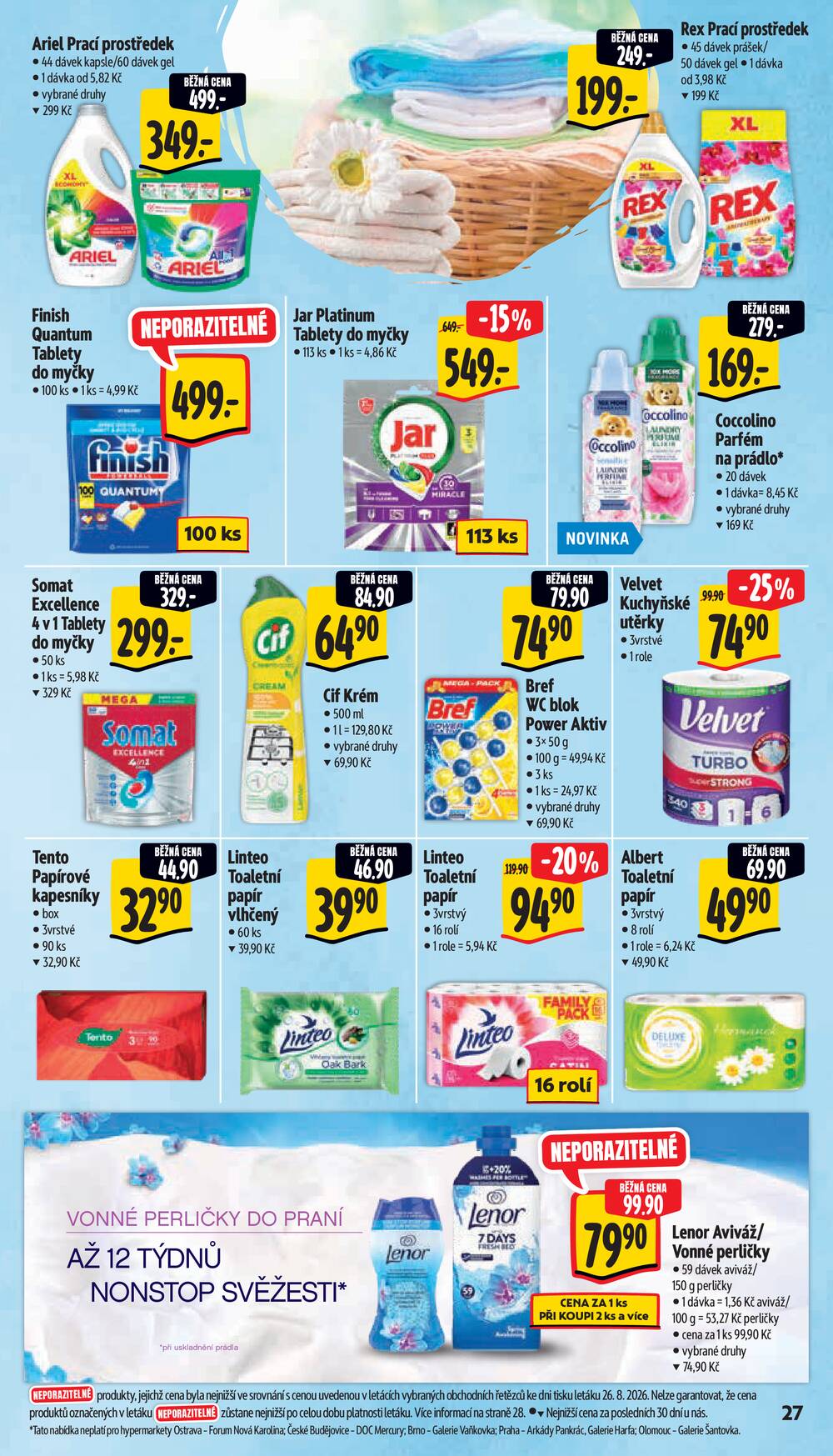 Albert  Hypermarket od 2.9. do 8.9.2026