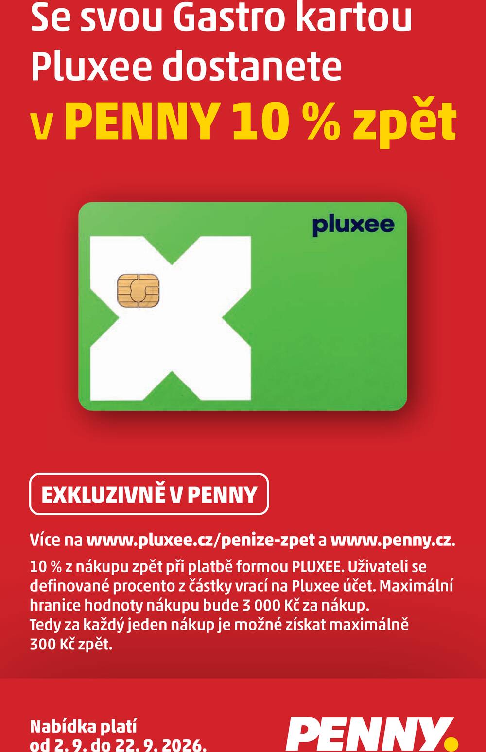 Penny Market od 2.9. do 8.9.2026