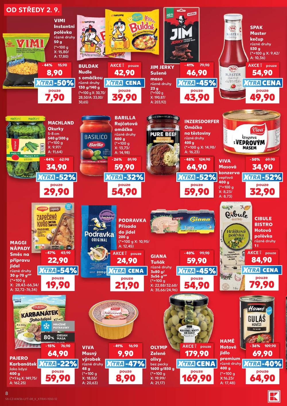 Kaufland 2.9. - 8.9. - Kaufland - Praha 3 (Jarov)