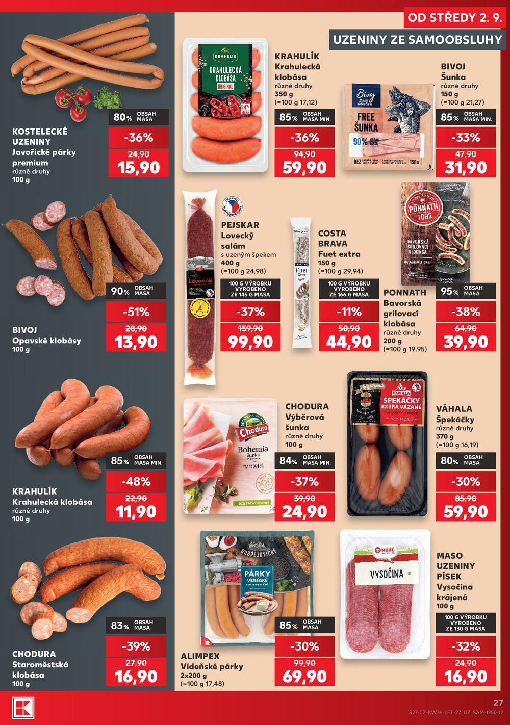 Kaufland 2.9. - 8.9. - Kaufland - Praha 12 (Modřany)