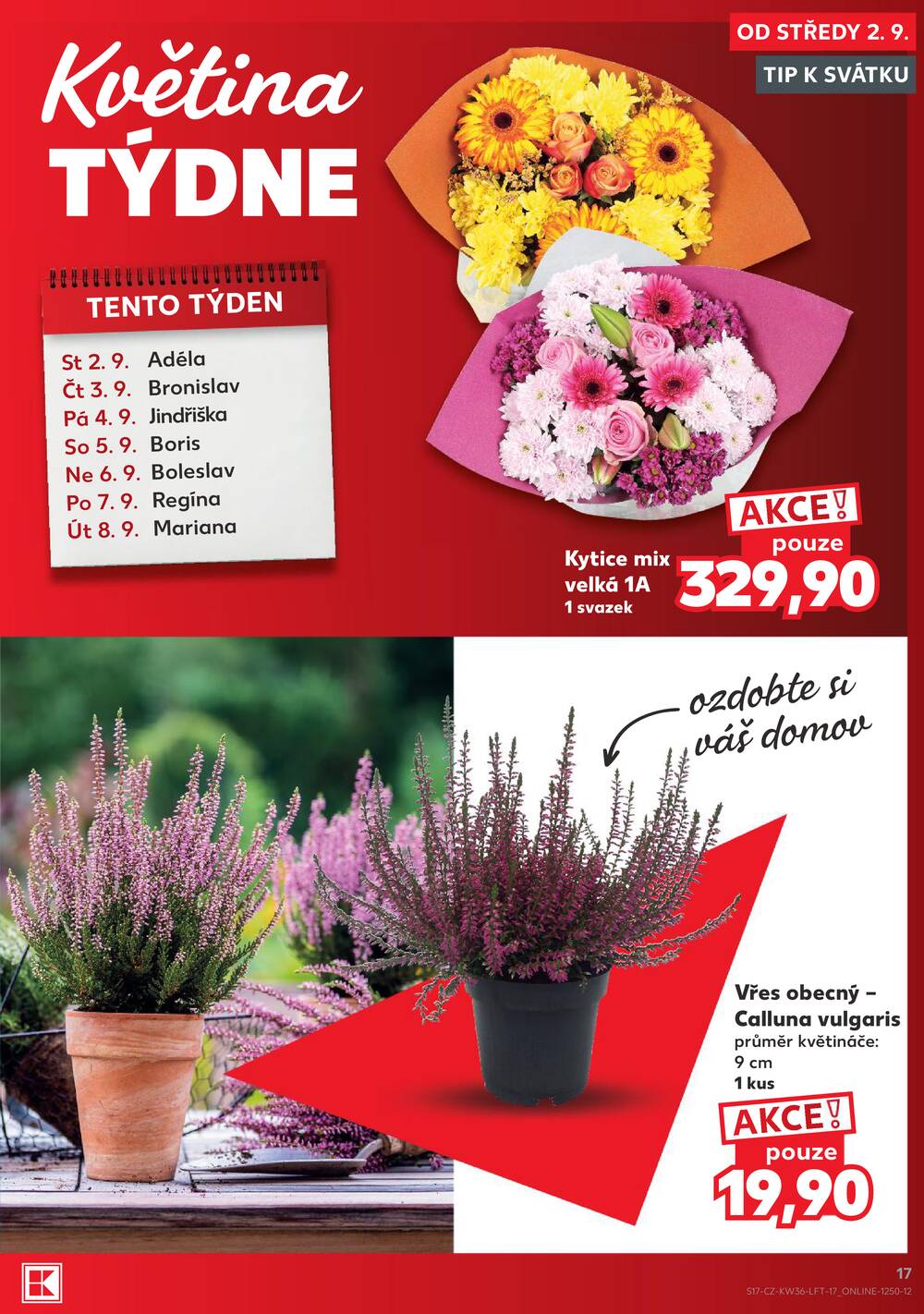 Leták Kaufland - Kaufland 2.9. - 8.9. - Kaufland - Náchod - strana 17
