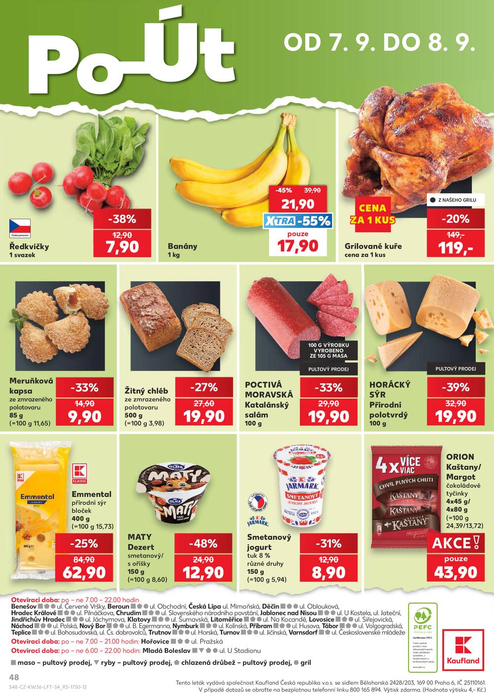 Leták Kaufland - Kaufland 2.9. - 8.9. - Kaufland - Děčín - strana 48
