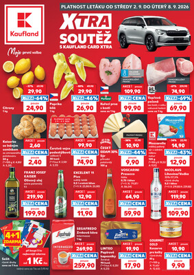 Kaufland - Kaufland 2.9. - 8.9. - Kaufland - Benešov