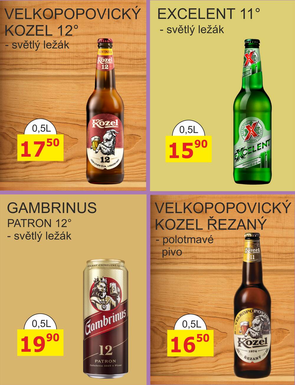 BENE Nápoje od 1.9. do 30.9.2026