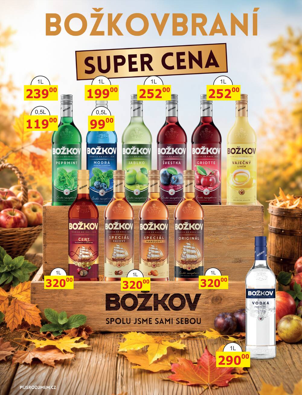 BENE Nápoje od 1.9. do 30.9.2026