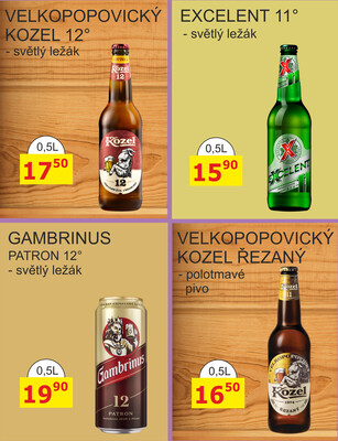 BENE Nápoje od 1.9. do 30.9.2026