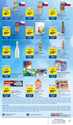 Tesco supermarkety od 2.9. do 8.9.2026