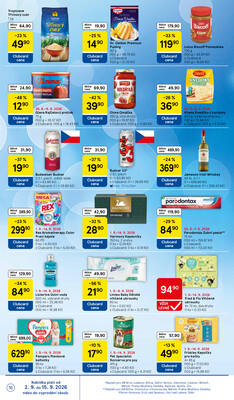 Tesco supermarkety od 2.9. do 8.9.2026