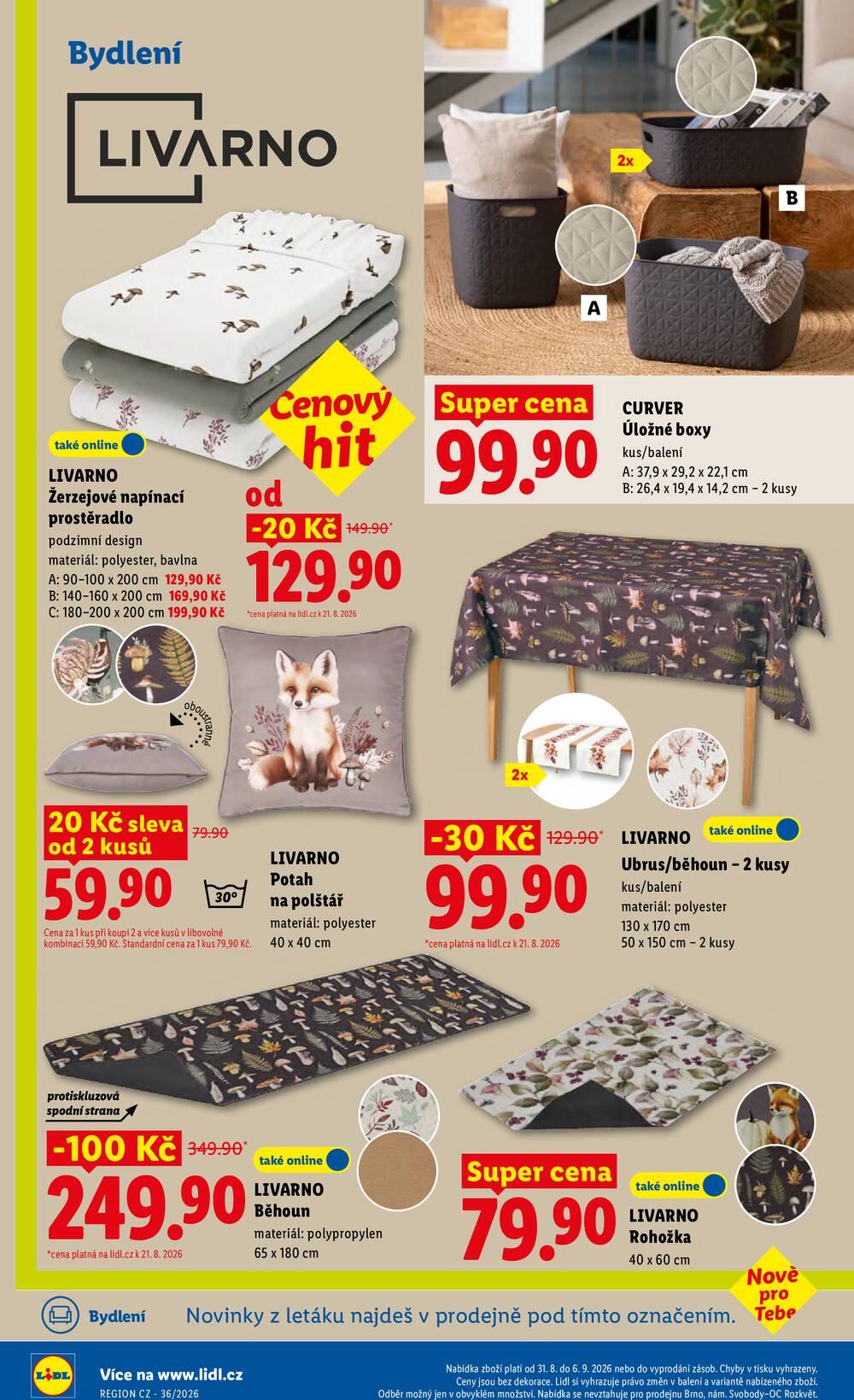 Leták Lidl - Lidl Spotřební zboží 31.8. - 6.9. - strana 4 Leták Lidl - Lidl Spotřební zboží 31.8. - 6.9. - strana 4