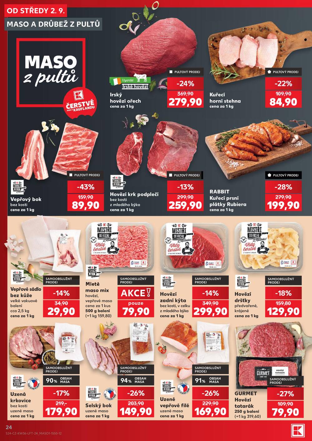 Leták Kaufland - Kaufland 2.9. - 8.9. - Kaufland - Mohelnice - strana 24 Leták Kaufland - Kaufland 2.9. - 8.9. - Kaufland - Mohelnice - strana 24