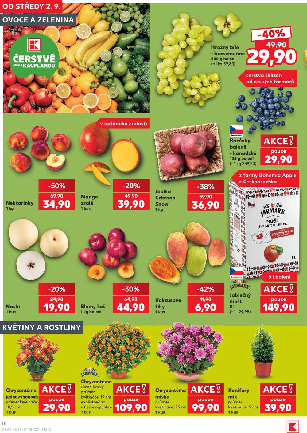 Leták Kaufland - Kaufland 2.9. - 8.9. - Kaufland - Praha 8 (Malý Klín) - strana 18