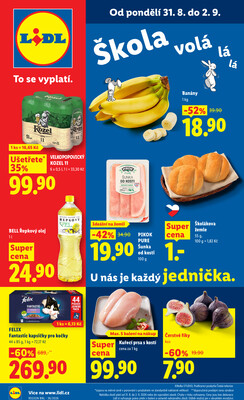Lidl - Lidl od 31.8. do 2.9.2026