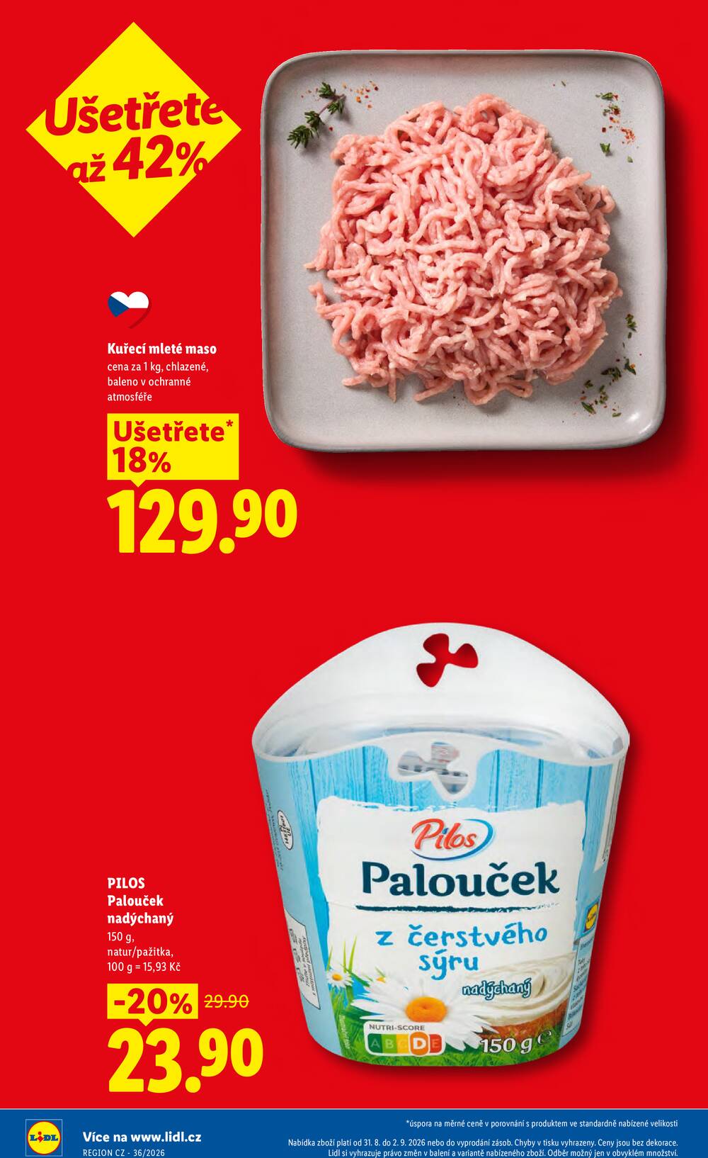Lidl od 31.8. do 2.9.2026