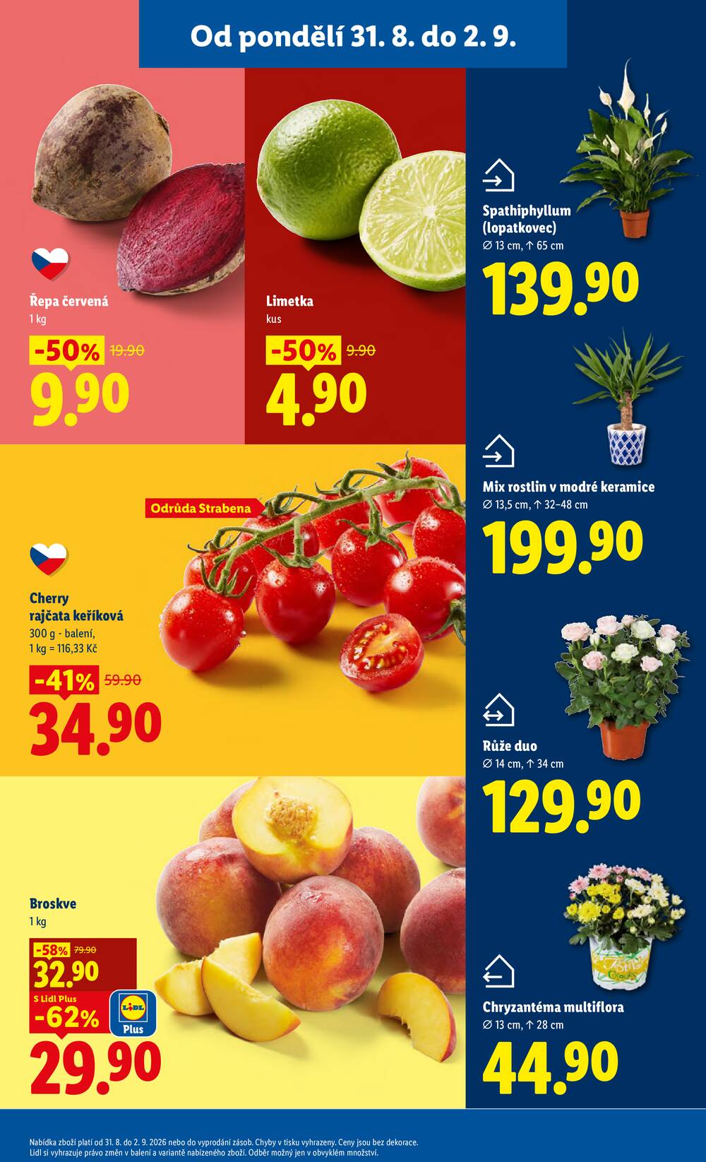 Lidl od 31.8. do 2.9.2026