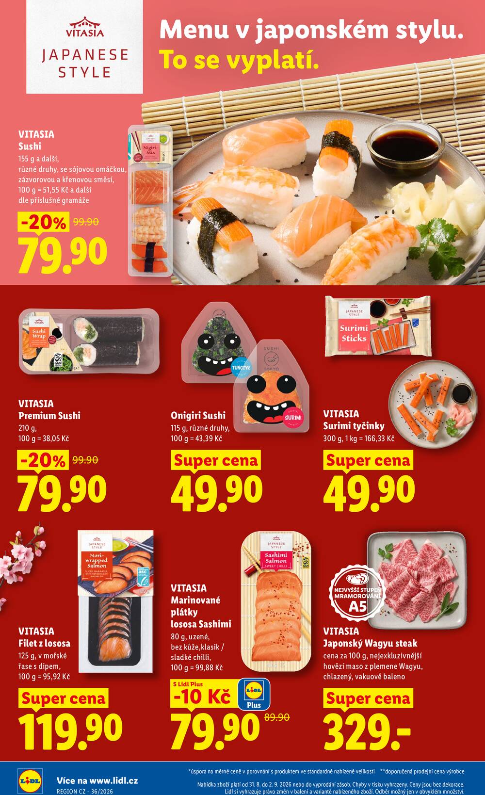 Lidl od 31.8. do 2.9.2026