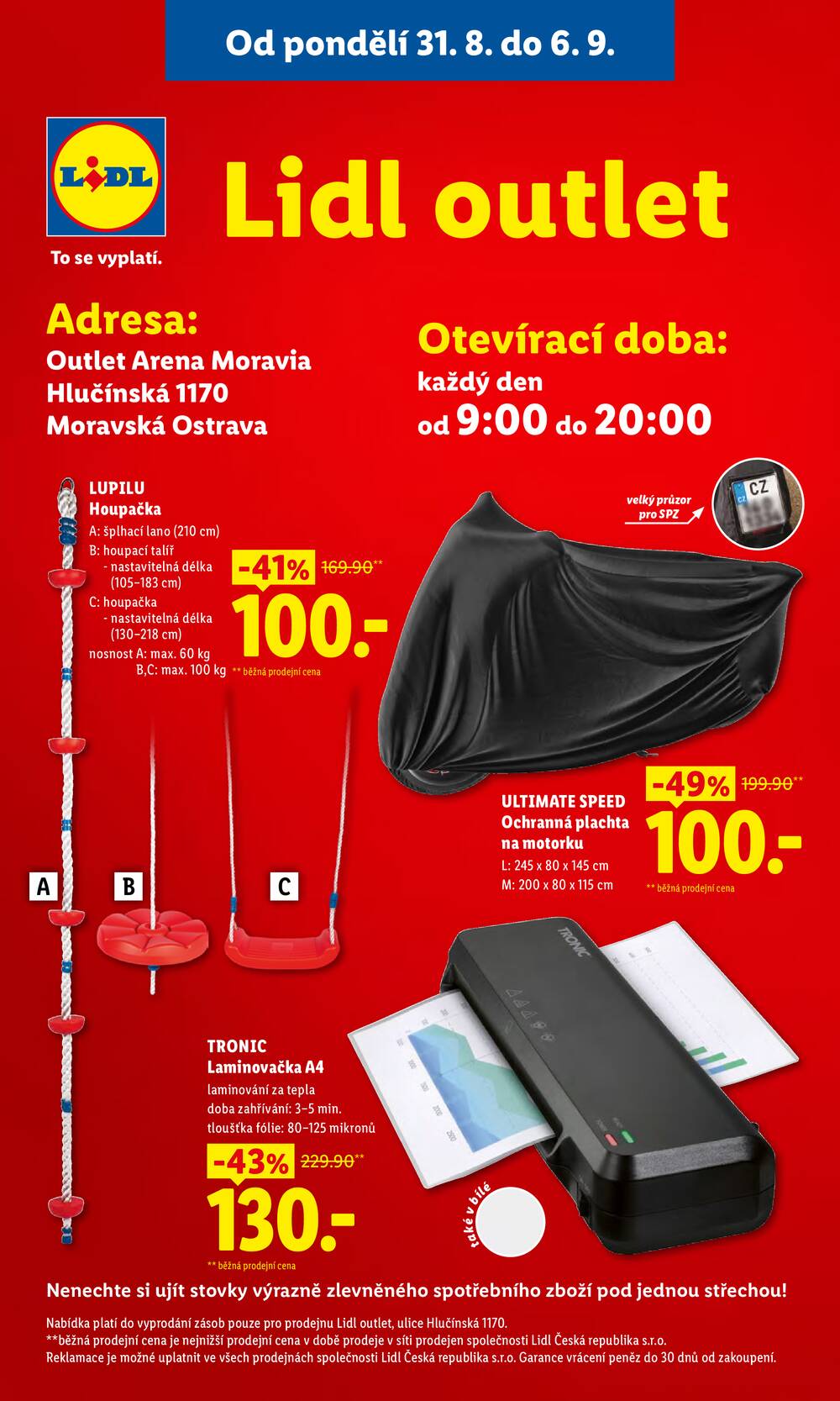 Lidl od 31.8. do 2.9.2026
