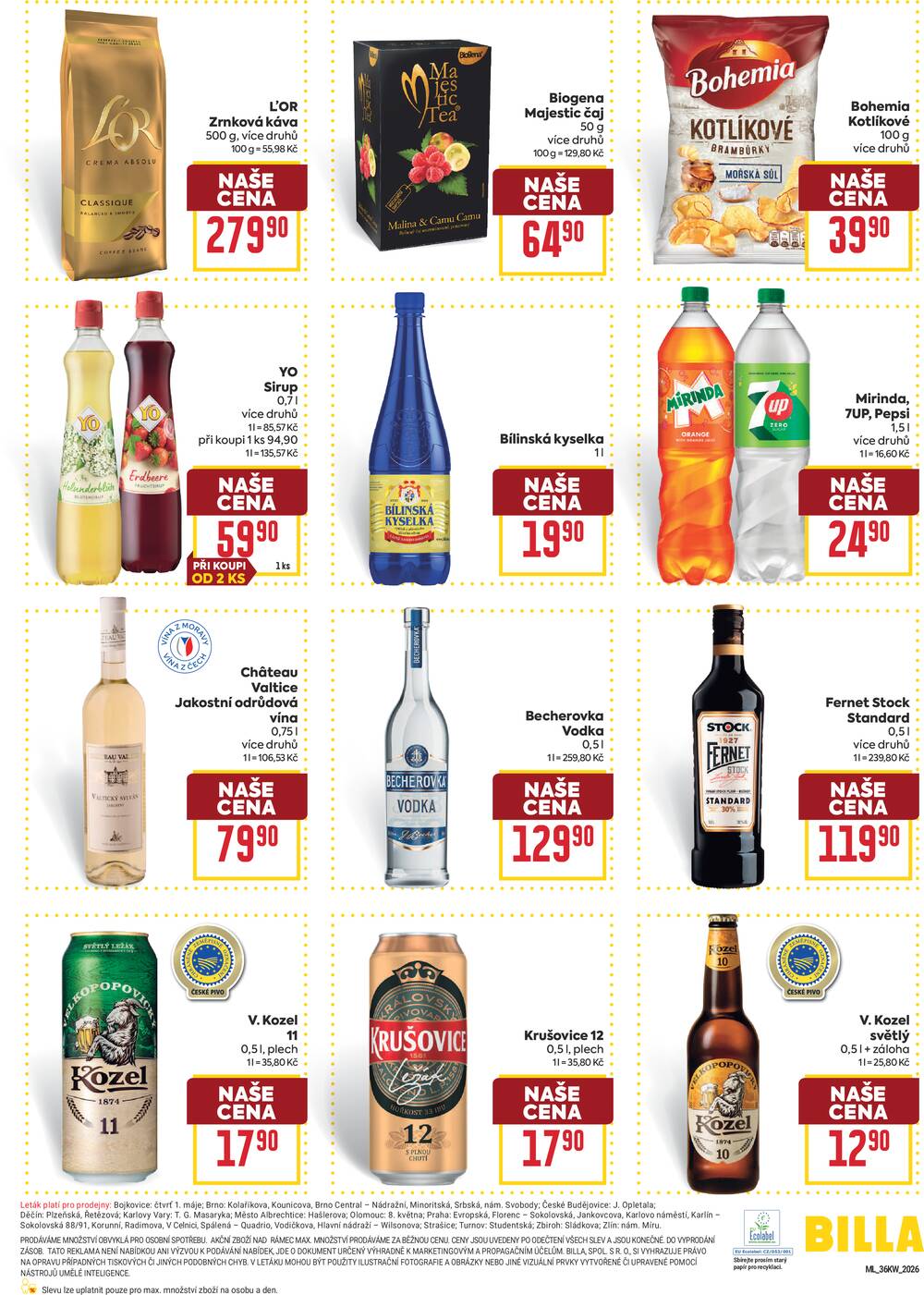 Leták BILLA - BILLA malý leták od 2.9. do 8.9.2026 - strana 6 Leták BILLA - BILLA malý leták od 2.9. do 8.9.2026 - strana 6