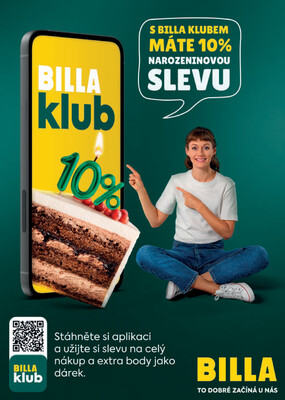 BILLA od 2.9. do 8.9.2026