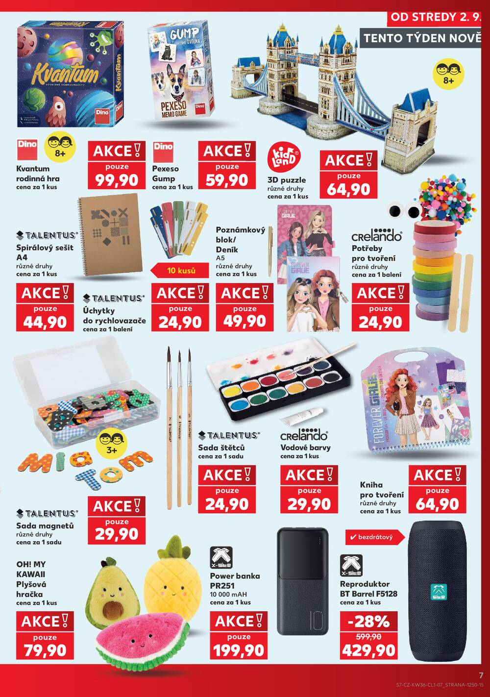 Leták Kaufland - Kaufland - spotřební zboží -  2.9.-8.9.2026 - strana 7