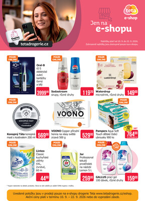 Teta drogerie eshop od 10.9. do 22.9.2026