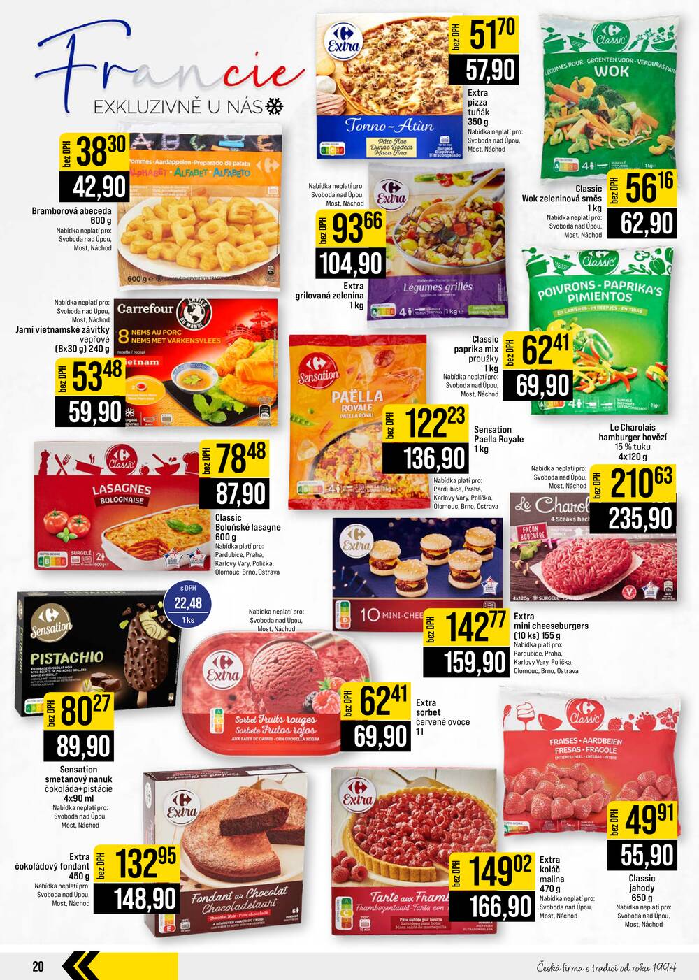 JIP Cash & Carry České Budějovice, Most, Náchod, Polička, Sušice a Svoboda nad Úpou od 2.9. do 8.9.2026