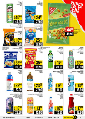 JIP Cash & Carry České Budějovice, Most, Náchod, Polička, Sušice a Svoboda nad Úpou od 2.9. do 8.9.2026