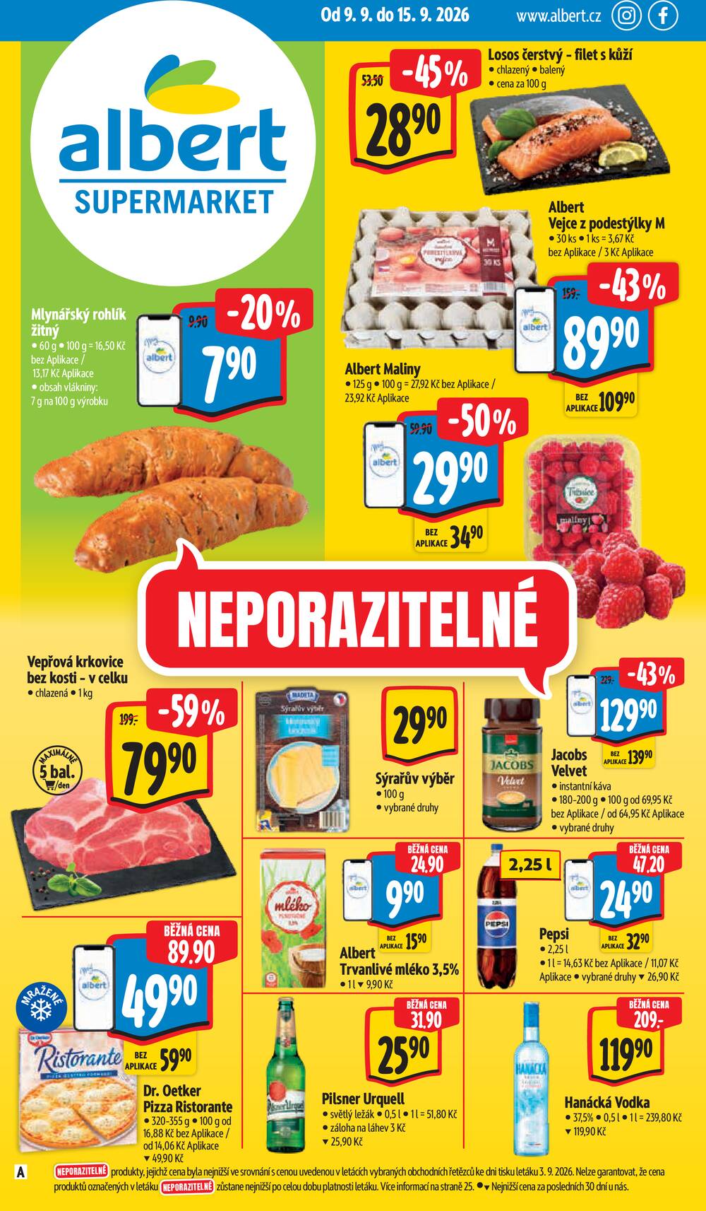 Albert Supermarket od 9.9. do 15.9.2026