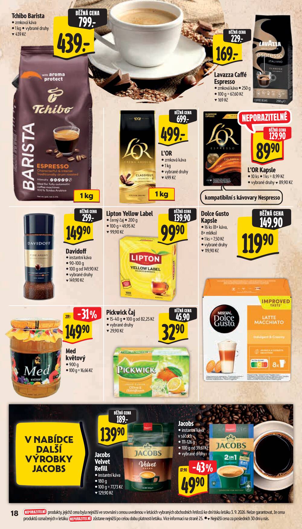Albert Supermarket od 9.9. do 15.9.2026