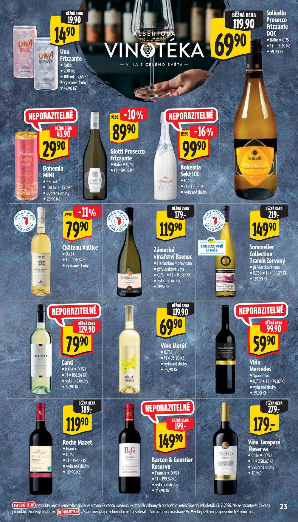 Albert Supermarket Jihomoravský od 9.9. do 15.9.2026