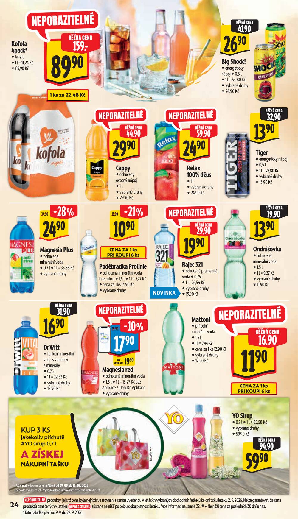 Albert  Hypermarket od 9.9. do 15.9.2026