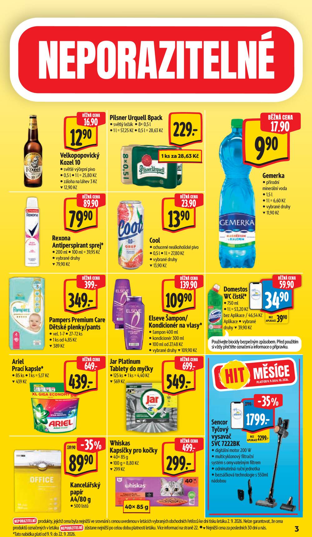 Leták Albert - Albert Hypermarket Jihomoravský od 9.9. do 15.9.2026 - strana 7 Leták Albert - Albert Hypermarket Jihomoravský od 9.9. do 15.9.2026 - strana 7
