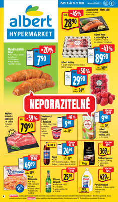 Leták Albert Hypermarket Jihomoravský od 9.9. do 15.9.2026
