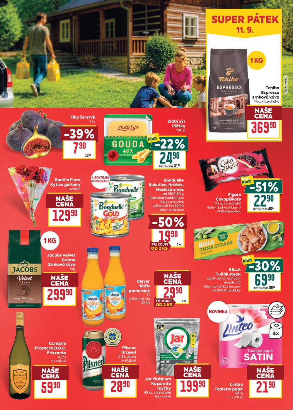BILLA od 9.9. do 15.9.2026
