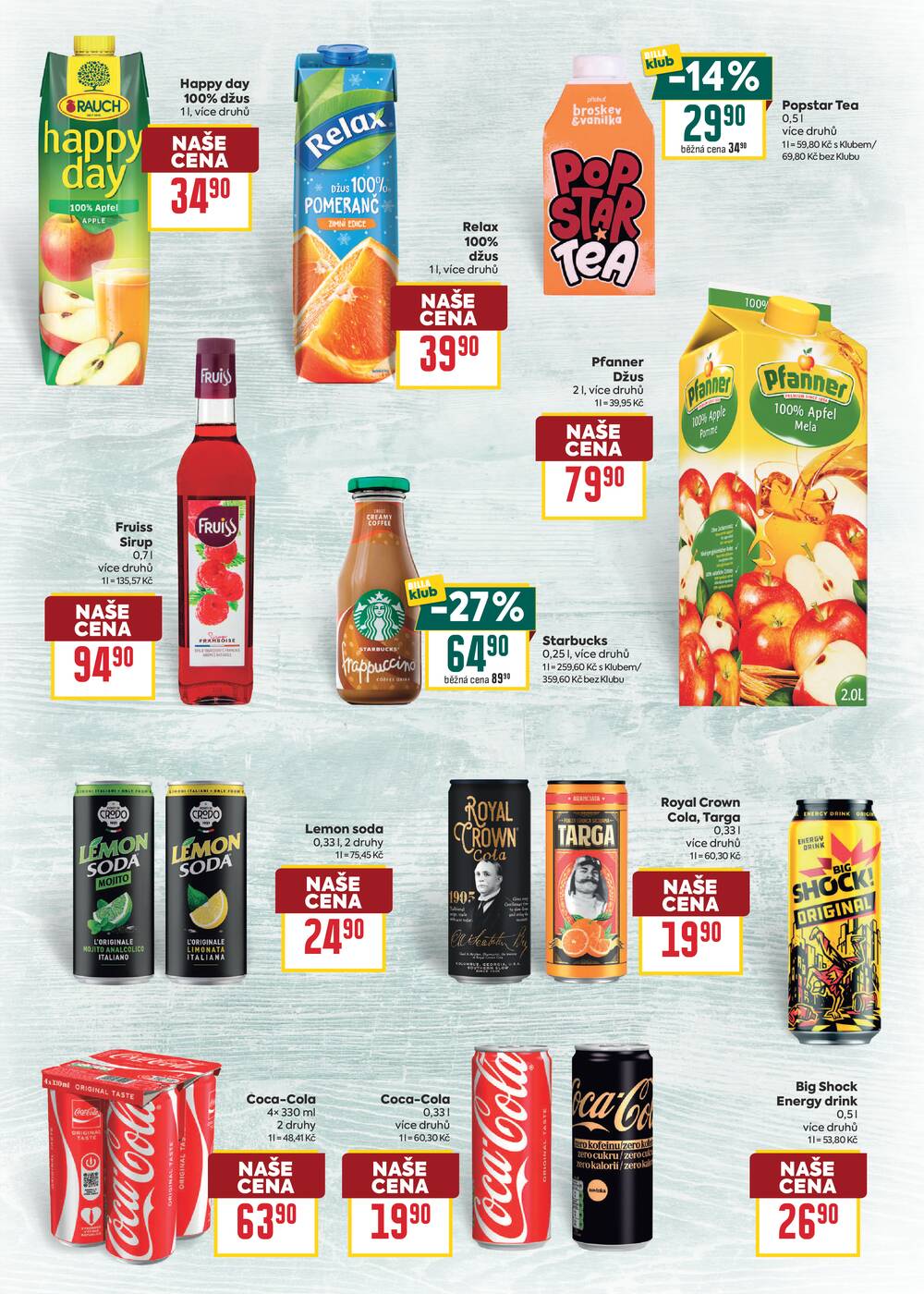 Billa Podzimní nápoje  od 9.9. do 22.9.2026