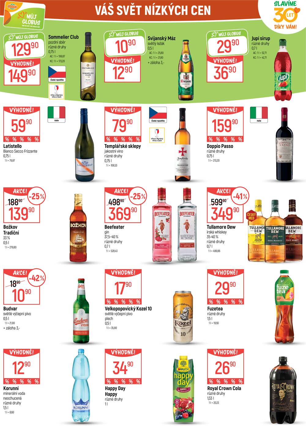 Leták Globus - Akční leták Globus 9.9. - 15.9.2026 - Globus Praha - Zličín - strana 28